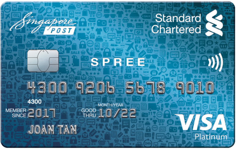 Standard Chartered Singpost Spree Credit Card Singapore Post