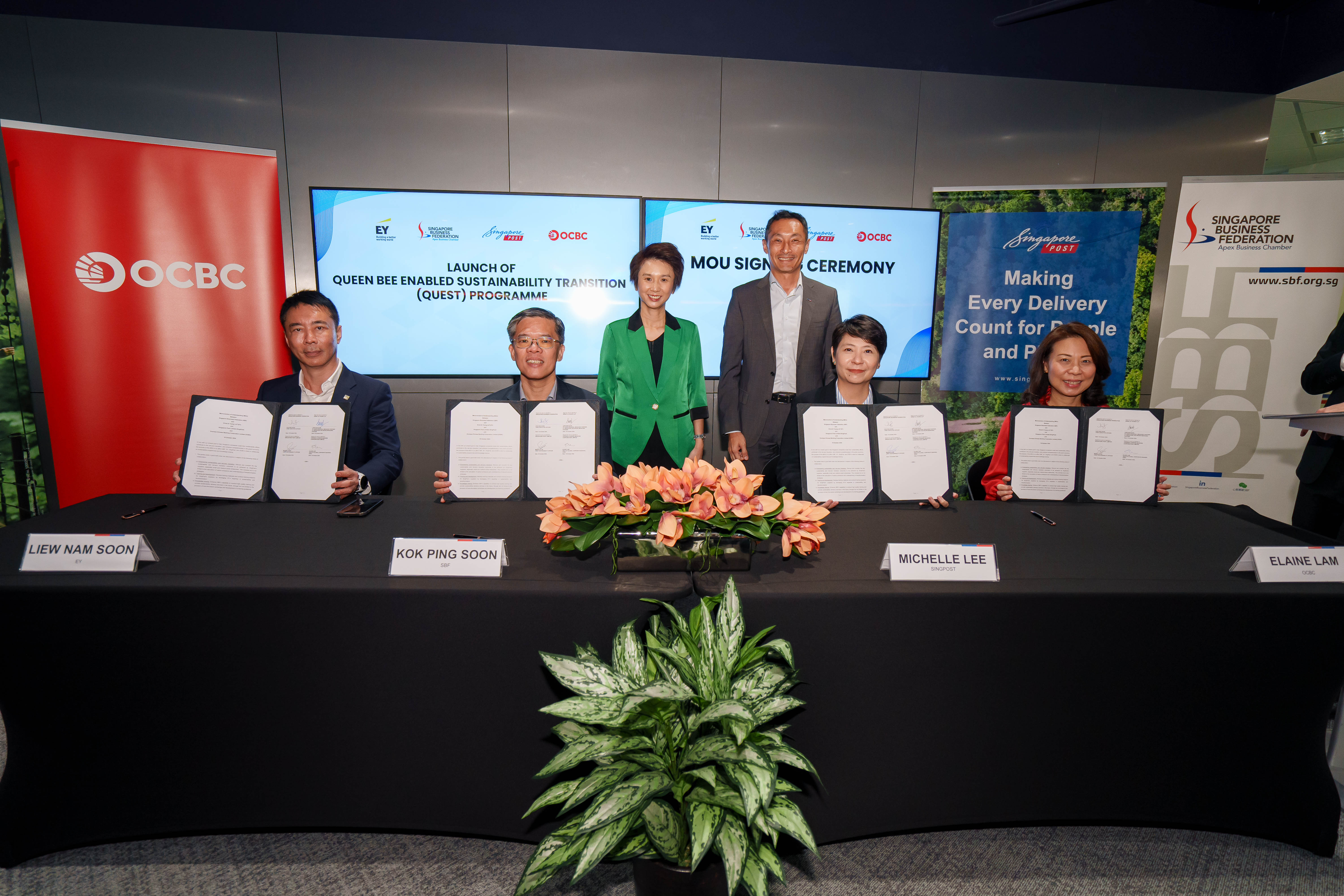 New Queen Bee Enabled Sustainability Transition (QUEST) programme launched to support SingPost’s suppliers with sustainability efforts