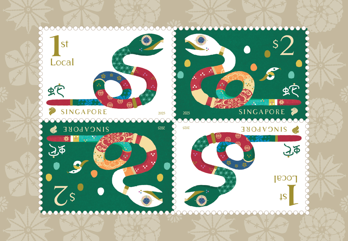 Embrace the Year of the Snake with SingPost’s Zodiac Stamps